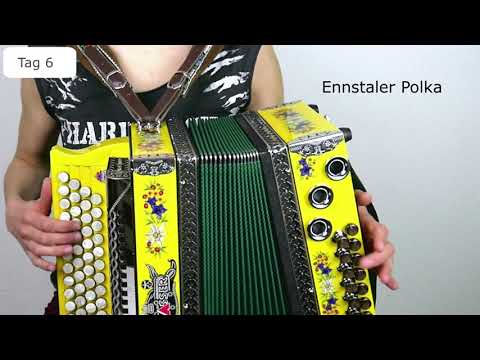 Ich habe Steirische Harmonika 7 Wochen lang online gelernt | Video-Dokumentation meiner Fortschritte