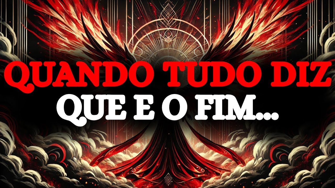 ESCOLHIDO, QUANDO TUDO DIZ QUE E O FIM... EU DIGO: RECOMEÇA.