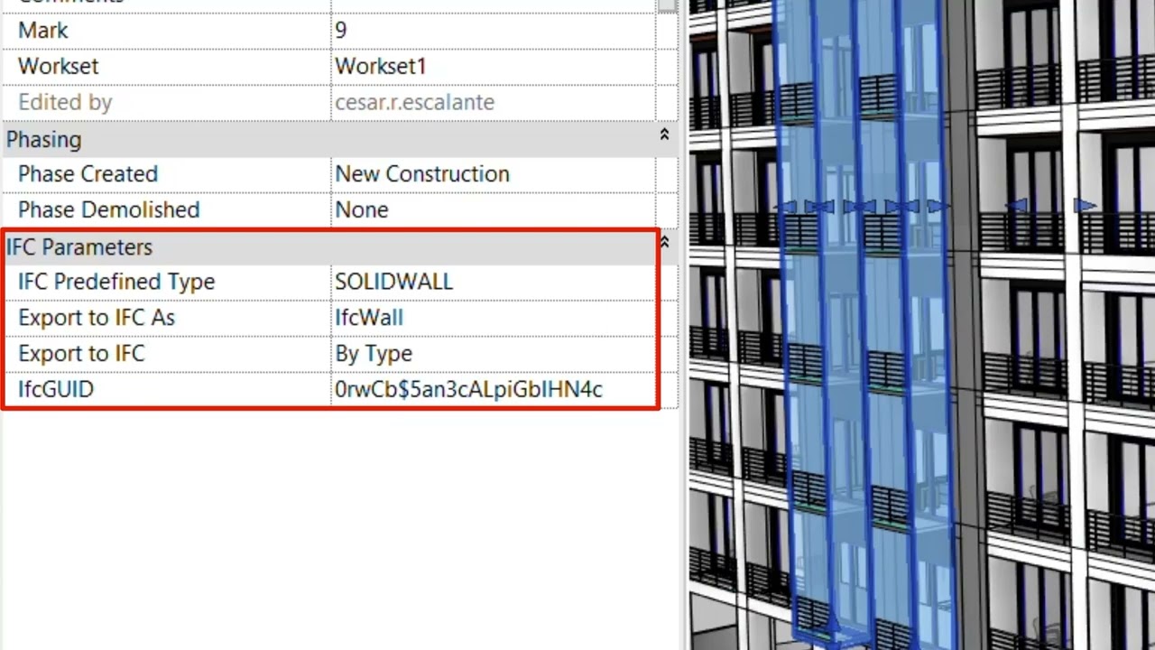 Revit 2023: IFC parameters and export mapping dialog