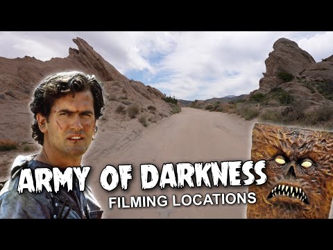 Army of Darkness Filming Locations - Then and NOW   4K