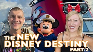 Our Sailing on Disney's NEWEST Cruise Ship! | Disney Destiny Part 2 Hercules, Marvel & Villains Bars