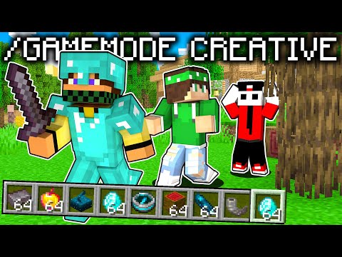 CACCIA ALL' UOMO IN CREATIVA vs 2 CACCIATORI - Minecraft 1.19 ITA