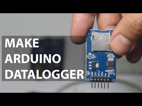 SD Card module with arduino Tutorial - Create, open, delete files and data logger