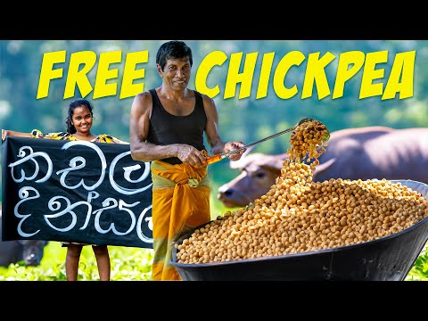 Spicy Chickpea Stir Fry Recipe Cooking In Village | Spicy Kadala |Vegetarian Breakfast for Villagers