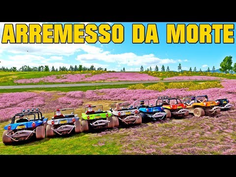 FORZA HORIZON 4 - DEU MERDA - ARREMESSO DA MORTE DE BUGGY BUGADO - GAMEPLAY