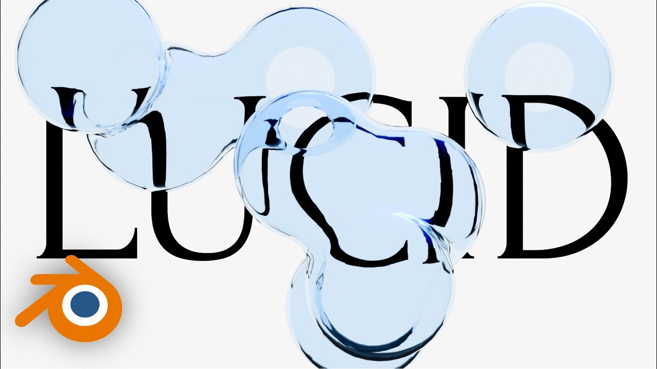 Moving transparent water droplet [Blender Tutorial]