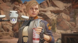 Mortal Kombat 11: Cassie Cage Vs All Characters | All Intro/Interaction Dialogues