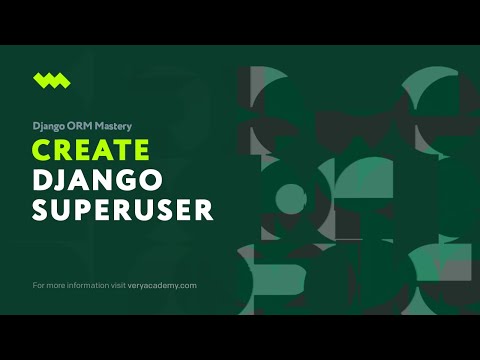 Create a django superuser | Django ORM Model Essentials thumbnail