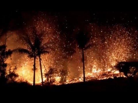 Kilauea Volcano in Hawaii Erupted, Lava Devours Dozens of Homes