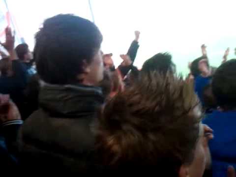 FC Volendam - MVV - Sfeer vanaf de PE bij opkomst