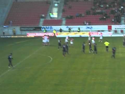 Hallescher FC - Hertha BSC 2.  Tor zum 1-0