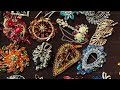 Vintage Rhinestone Necklace And Earring Sets