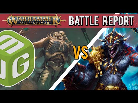 Ossiarch Bonereapers vs Seraphon Age of Sigmar 3rd Edition Battle Report Ep 193