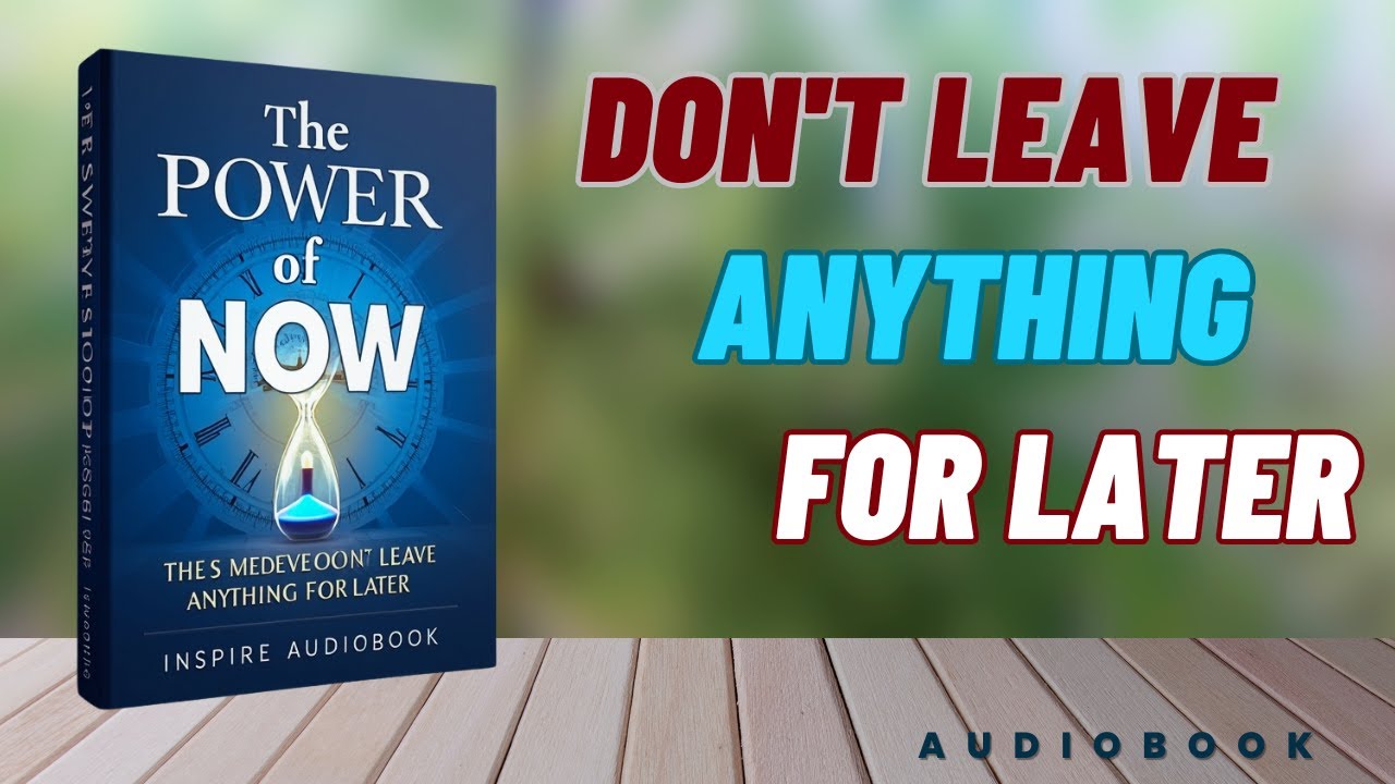 The Power of NOW: Don't Leave Anything for Later | Full Audiobook