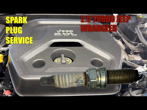 Jeep Wrangler JL 2.0 turbo spark plug removal and install