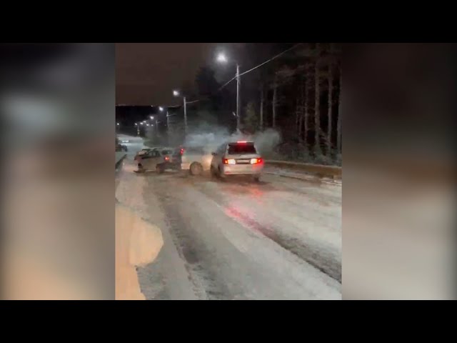 Сложная обстановка сложилась на дорогах Приангарья из-за непогоды