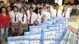 preview picture of video 'Entrega de netbooks escuela secundaria Fray Mamerto Esquiú de Pichanal'