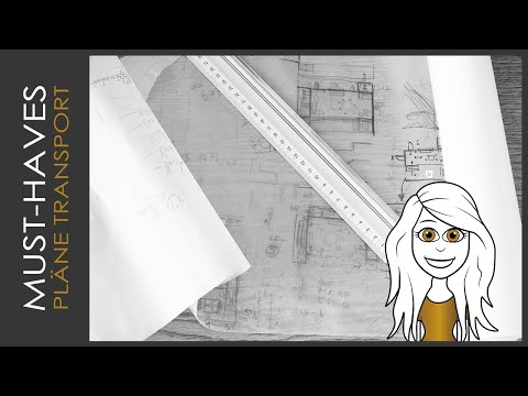 Pläne verstauen und richtig transportieren | MUST-HAVES für dein Architekturstudium! [VLOG]