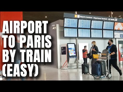 Train from Paris Airport (CDG) to Paris Center [RER B]
