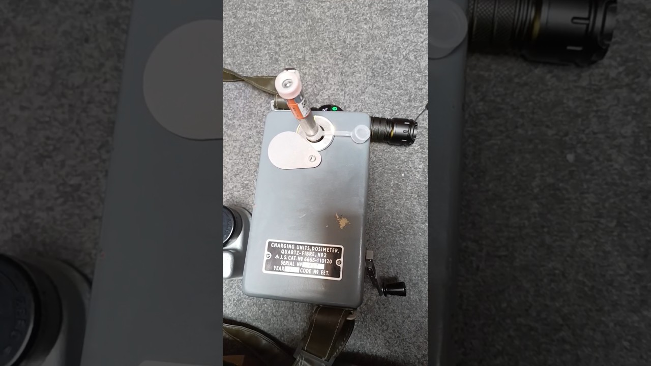 1957 ROC No.2 manual dosimeter charger #radiation #history