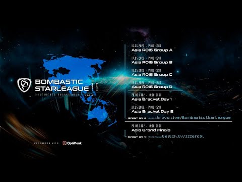 BSL15: Asia - Ro16 Group A - Zhanhun, Naida, JeDi, SoSo - Bombastic StarLeague 15 StarCraft BroodWar