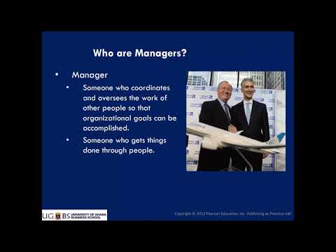 UGBS104 - Principles of Management: Management Forms - Lecture 2