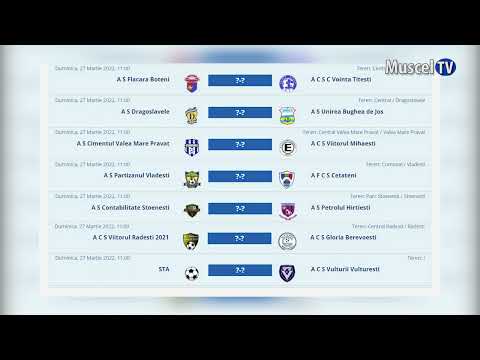 Jurnal MUSCEL TV 25.03.2022 SPORT – fotbal – CJ Nord