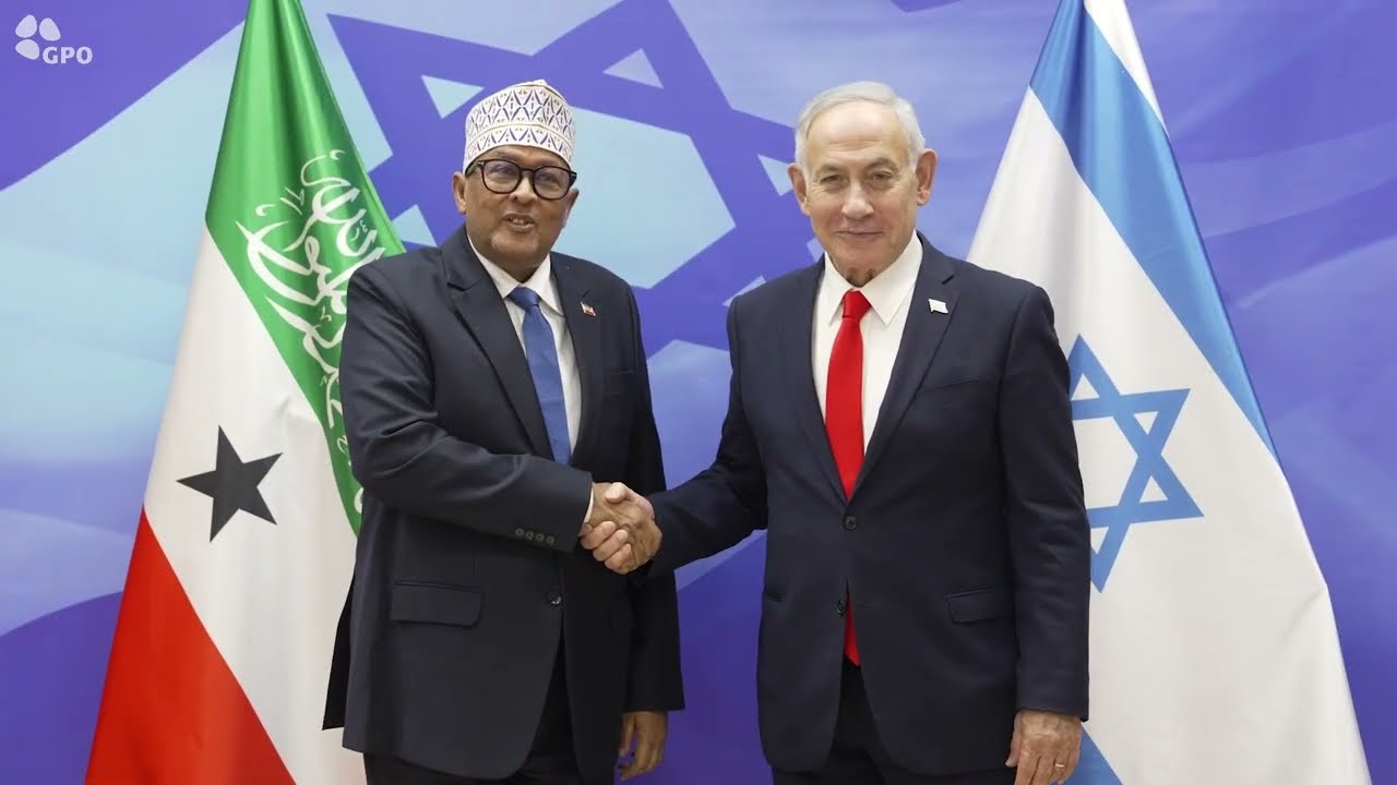ראש הממשלה בנימין נתניהו נפגש עם נשיא סומלילנד ד"ר אבדירחמן מוחמד עבדילאהי