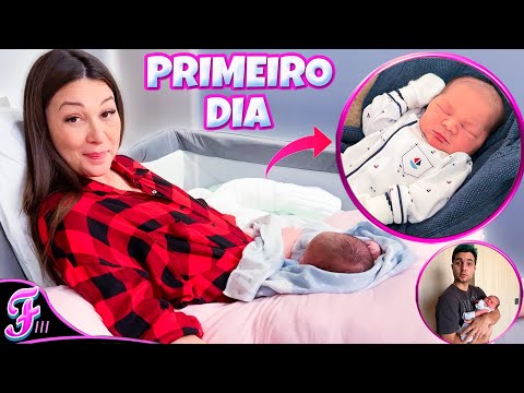 PRIMEIRO DIA DO NOSSO BEBÊ EM CASA! - Fran Japa
