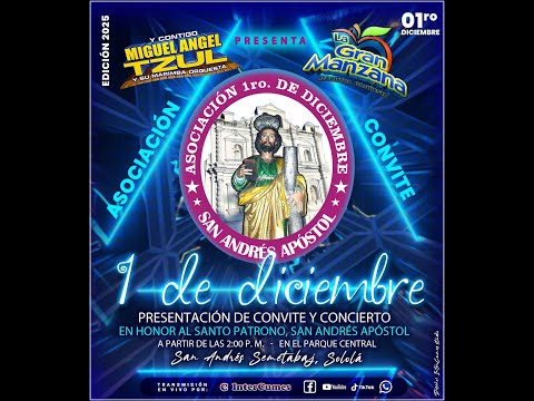 Parte 1 de convite de asociación primero de diciembre, San Andrés Semetabaj Sololá, edición 2025