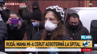 VIDEO - Fiica unei paciente internate la Matei Balș: ’’I-am dus o aerotermă mamei mele. Mi-a spus că era frig’’ 1 video