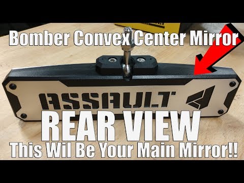Best Side By Side Mirror To Buy First | Assault Industries Bomber Convex Center Mirror