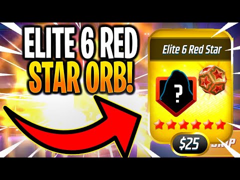 THE BEST ELITE 6 RED STAR ORB OPENING! - MARVEL Strike Force - MSF