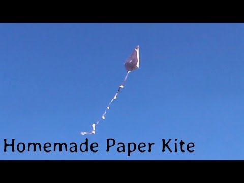 How to make a | Kup Kite | with Homemade paper Video