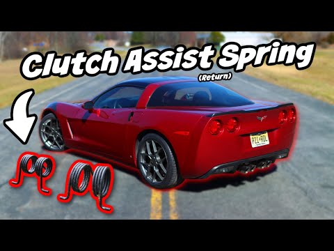 Part of a video titled How to Install Clutch Pedal Return Spring - YouTube