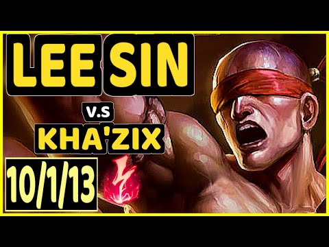 ONFLEEK (LEE SIN) vs KHA'ZIX - 10/1/13 KDA JUNGLE CHALLENGER GAMEPLAY - KR