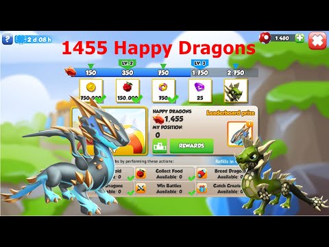1455 Happy Dragons in River Gold Dragon Delight event | 28k score in Seasonal Treasure | DML