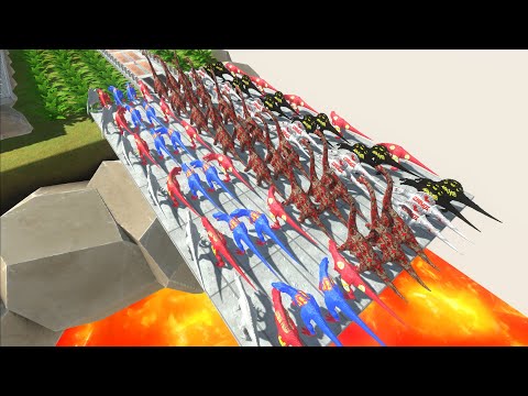 Color Dinosaurs Carnivore Dinosaurs Tour Championship Run - Animal Revolt Battle Simulator