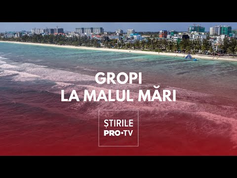 Gropi de până la șase metri la malul mării. Semnificația culorilor balizelor puse de salvamari