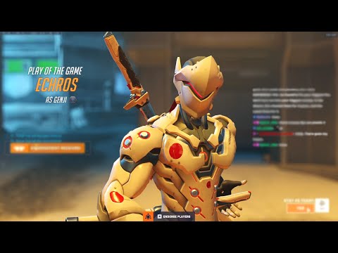 NECROS FASTEST GENJI MAIN! POTG! [ OVERWATCH 2 TOP 500 SEASON 6 ]
