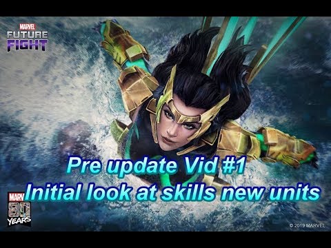 Pre Update Vid1 new characters and skills - first look