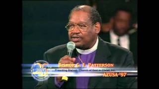 Bishop GE Patterson (COGIC) at Azusa 1997 with Carlton Pearson