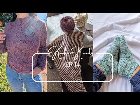 KukieKnits Podcast Ep 14 - Poetry Pullover, Calm Down Cardigan , Vertices Unite etc