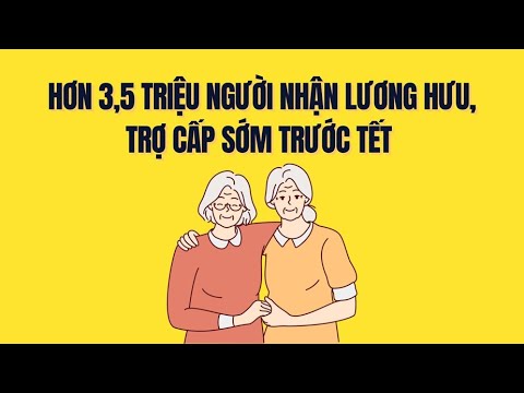 Chính thức công bố lịch trả lương hưu, trợ cấp BHXH tháng 2 và tháng 3.202