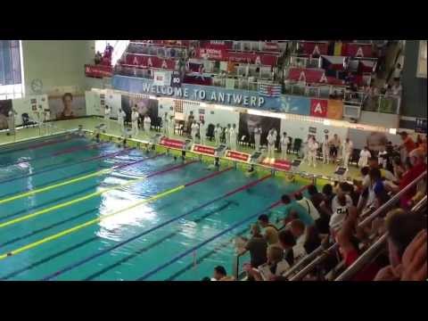 Campionati europei juniores 2012 - Qualificazioni 100 dorso M Heat 6