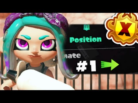 REACHING FIRST PLACE IN X RANK - (Splatoon 3 Top 500 Player)
