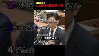 【国会まとめ3】立憲民主党は必要か？#自民党 #立憲民主党 #国会