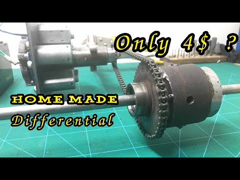 DIY Differential at home only 4$ from Gringer gear & Old Bearing/ Làm Visai 95 ngàn