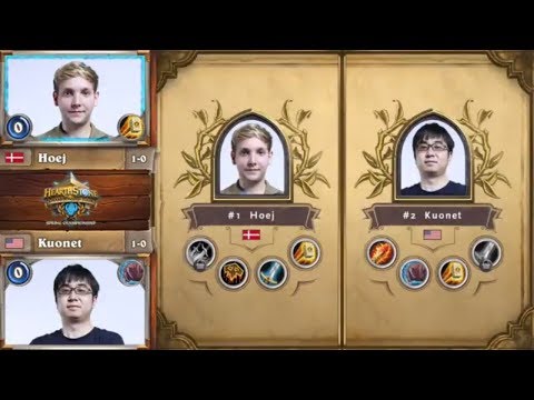 Hearthstone  HCT Spring Championship | hoej vs Kuonet