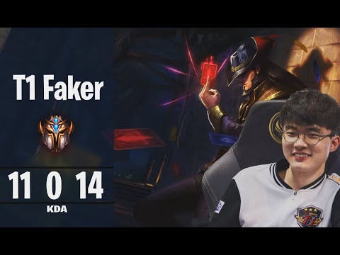 [T1 Faker] Twisted Fate vs Pantheon [10.10] KR Challenger